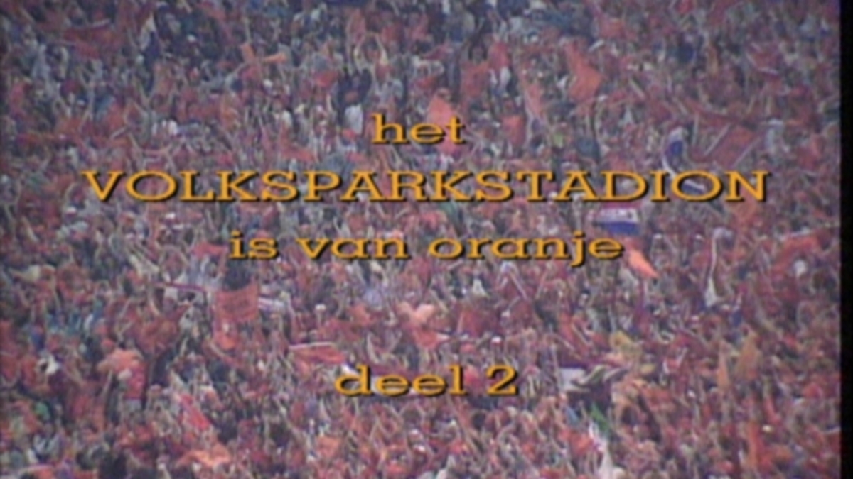 "Volksparkstadion is van Oranje"