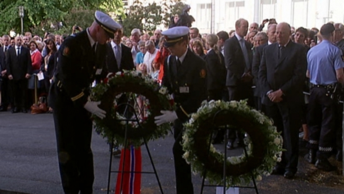 Noorwegen herdenkt aanslagen Breivik