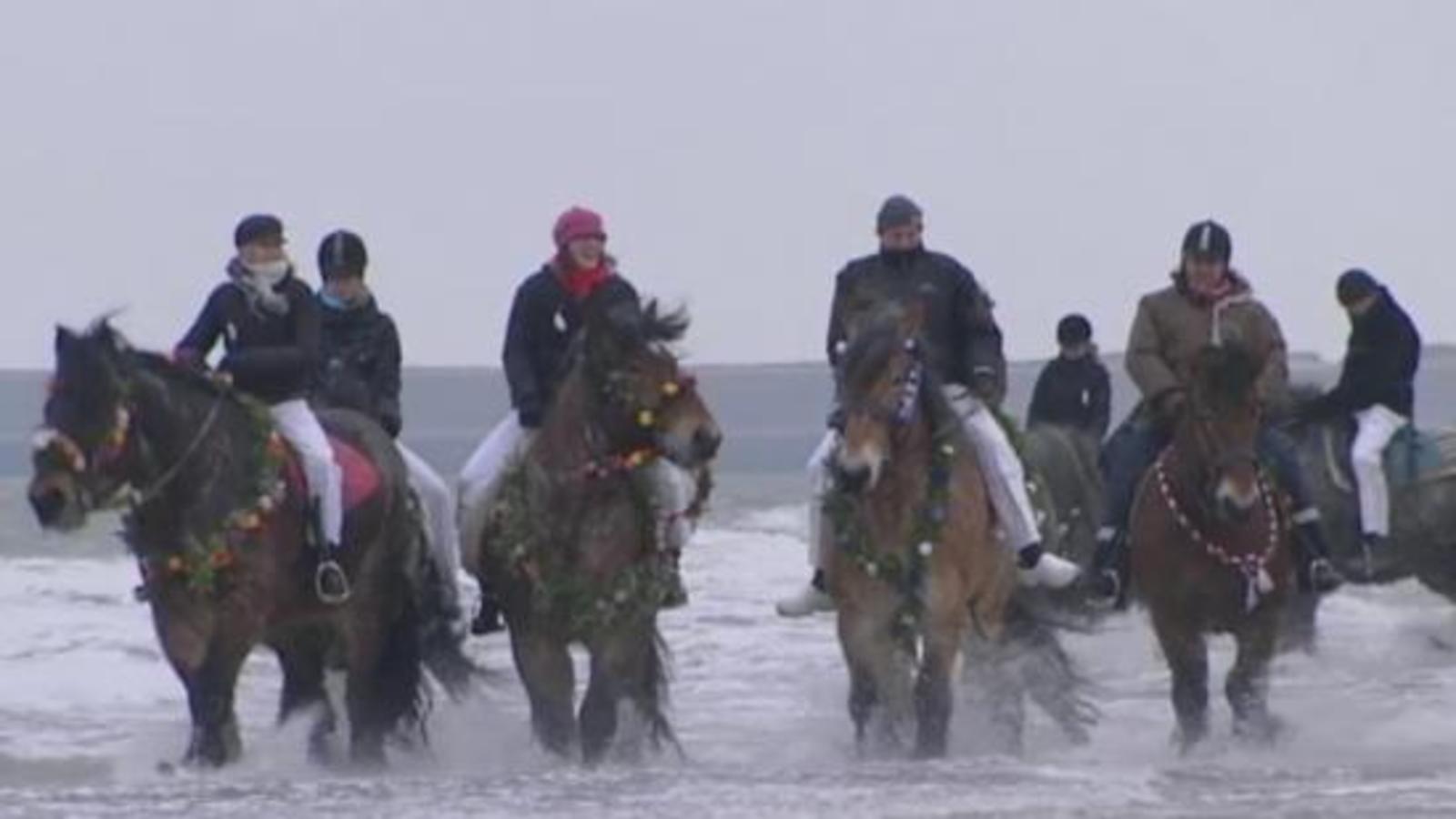 Feest met 150 paarden