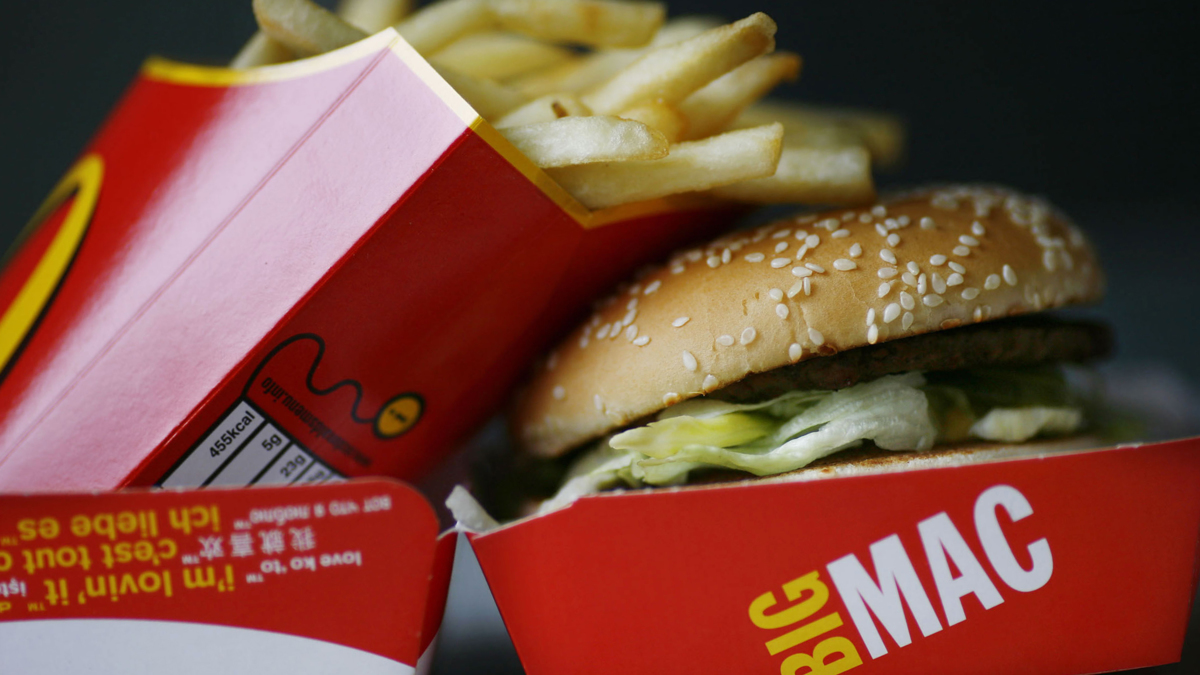 McDonalds verkoopt veel hamburgers