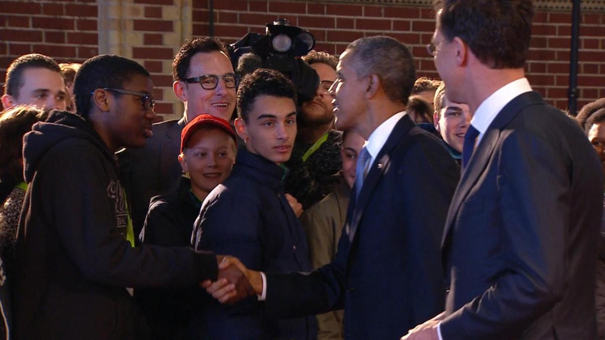 President Obama in Nederland