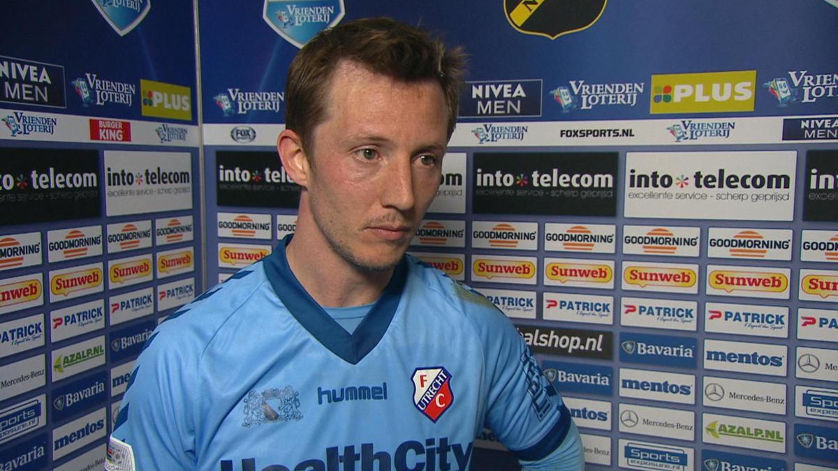 Van der Gun: blij met belangrijk punt