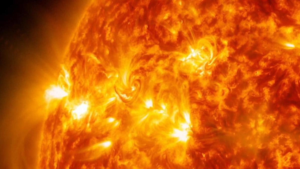 Spectaculaire beelden van zonnestorm
