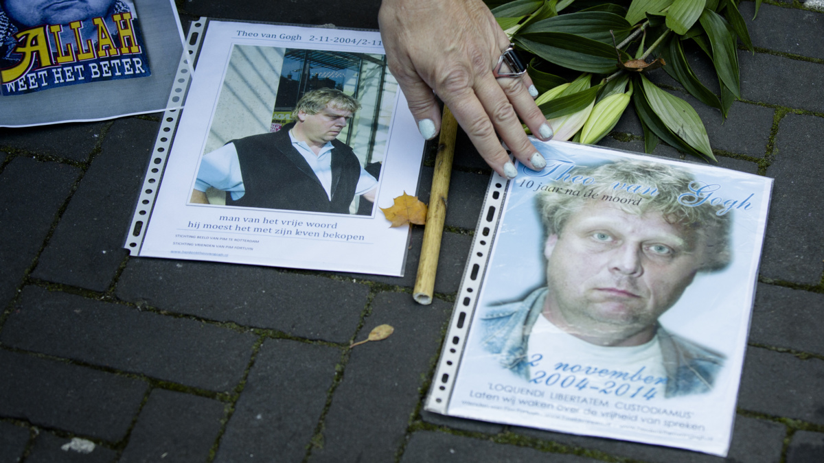 Theo van Gogh herdacht in Amsterdam