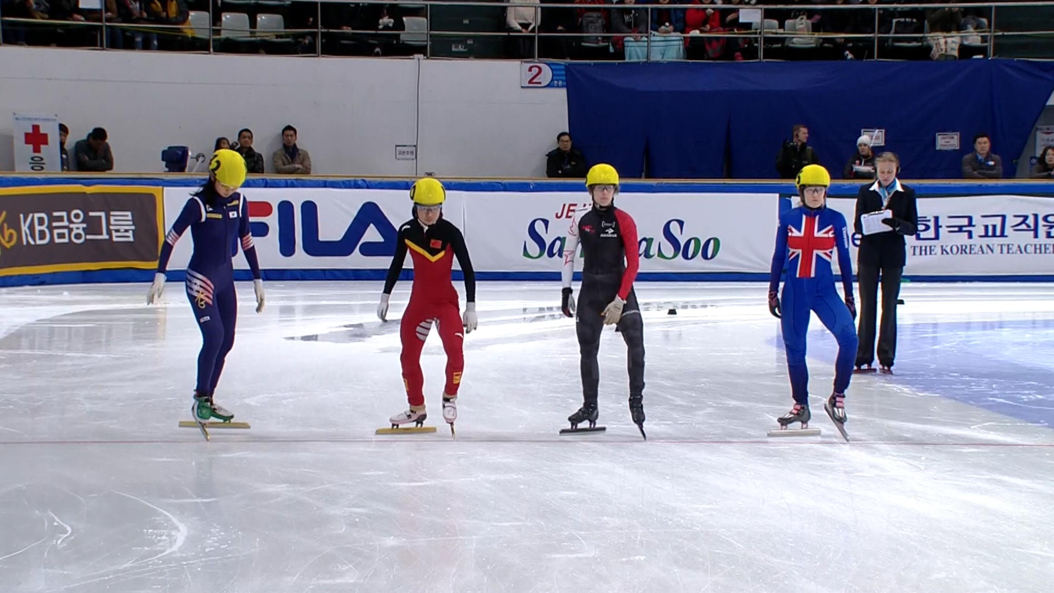 Finale 1000 meter vrouwen NOS