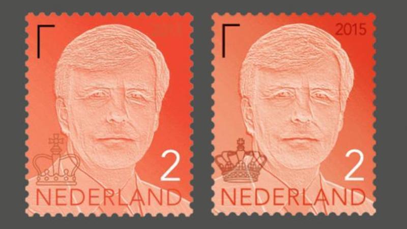 Postzegel krijgt alsnog Nederlandse kroon