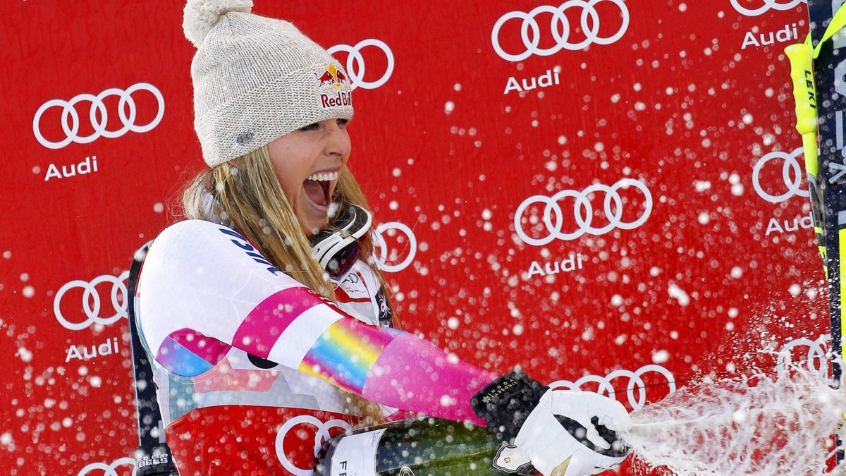 Speciale dag voor winnares Vonn