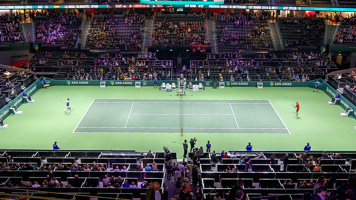 Halve finale ABN Amrotennistoernooi KlizanMahut