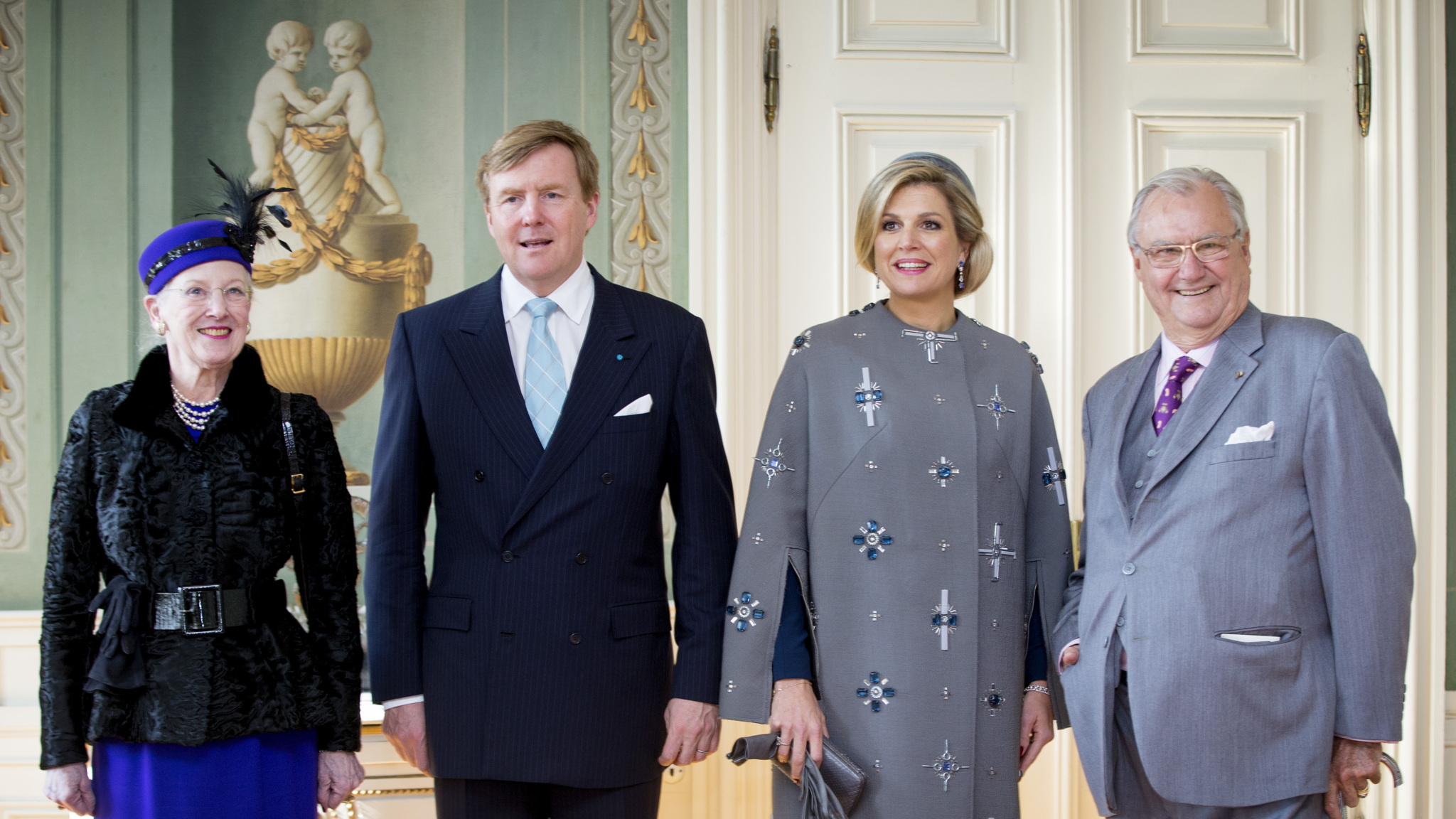 In beeld koning WillemAlexander in Denemarken NOS