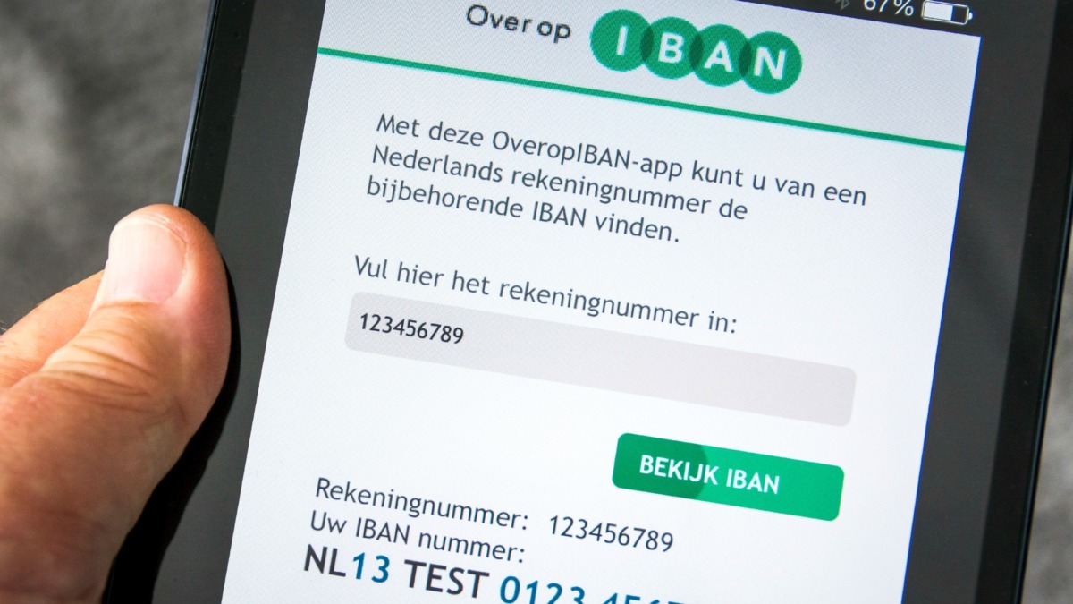Banken waarschuwen voor IBANdiensten