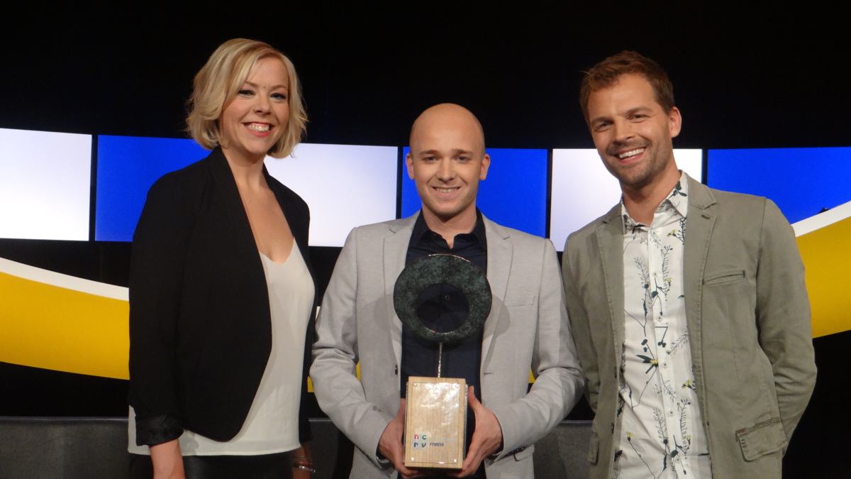 Satiricus Diederik Smit is De Slimste Mens