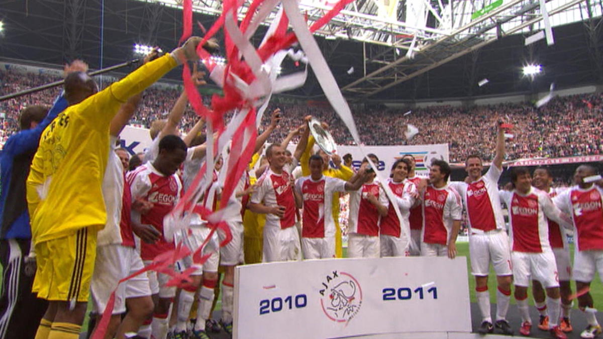 Archief: Ajax wordt landskampioen in Arena