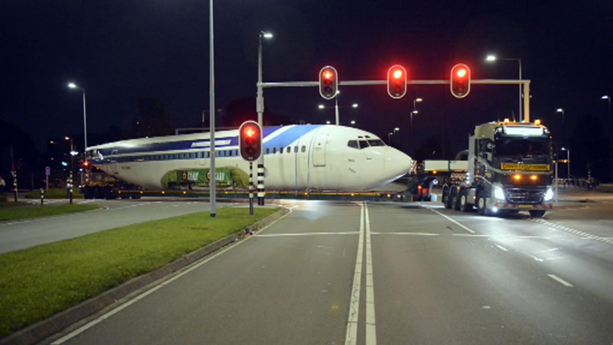 Bijzonder transport in het holst van de nacht