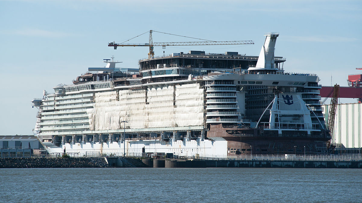 Cruiseschip van één miljard naar Rotterdam Cruiseschip van één miljard naar Rotterdam