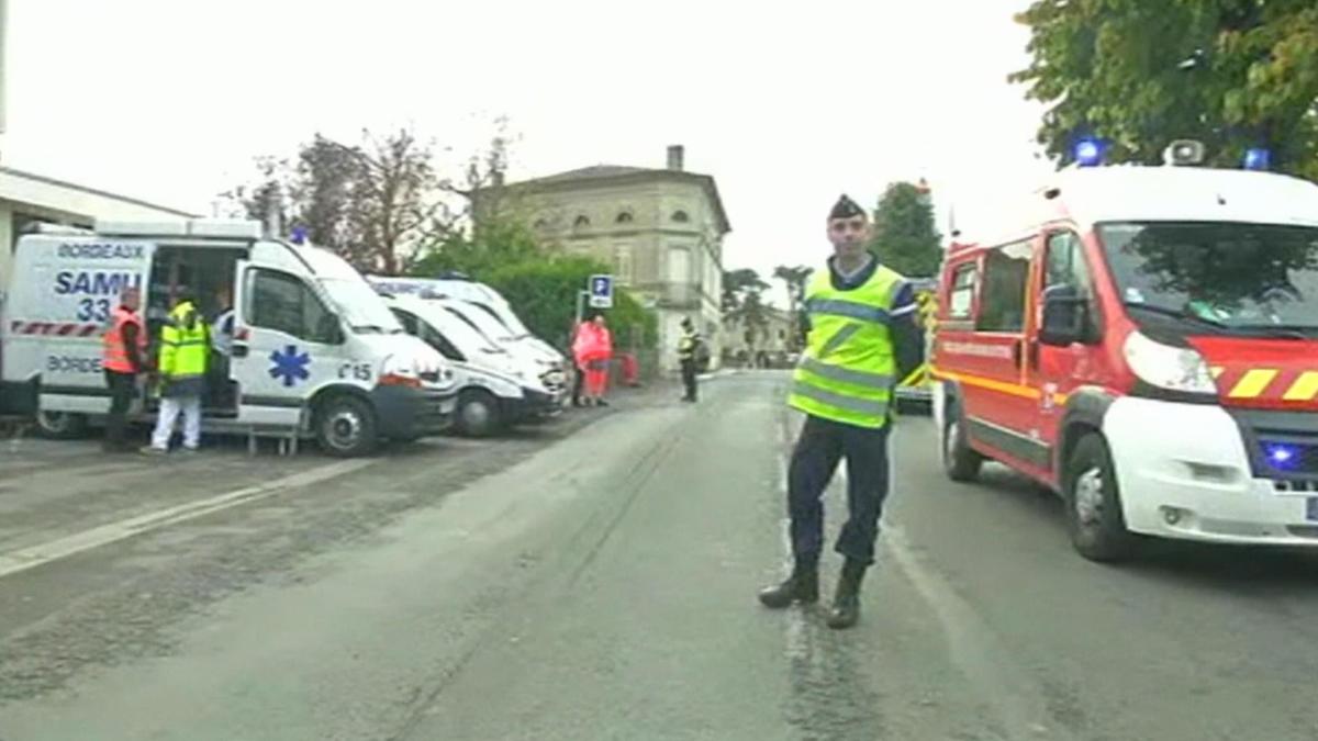 Heftig ongeluk in Frankrijk