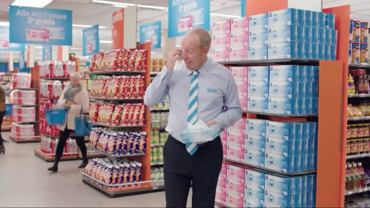 De winnende reclame van Albert Heijn