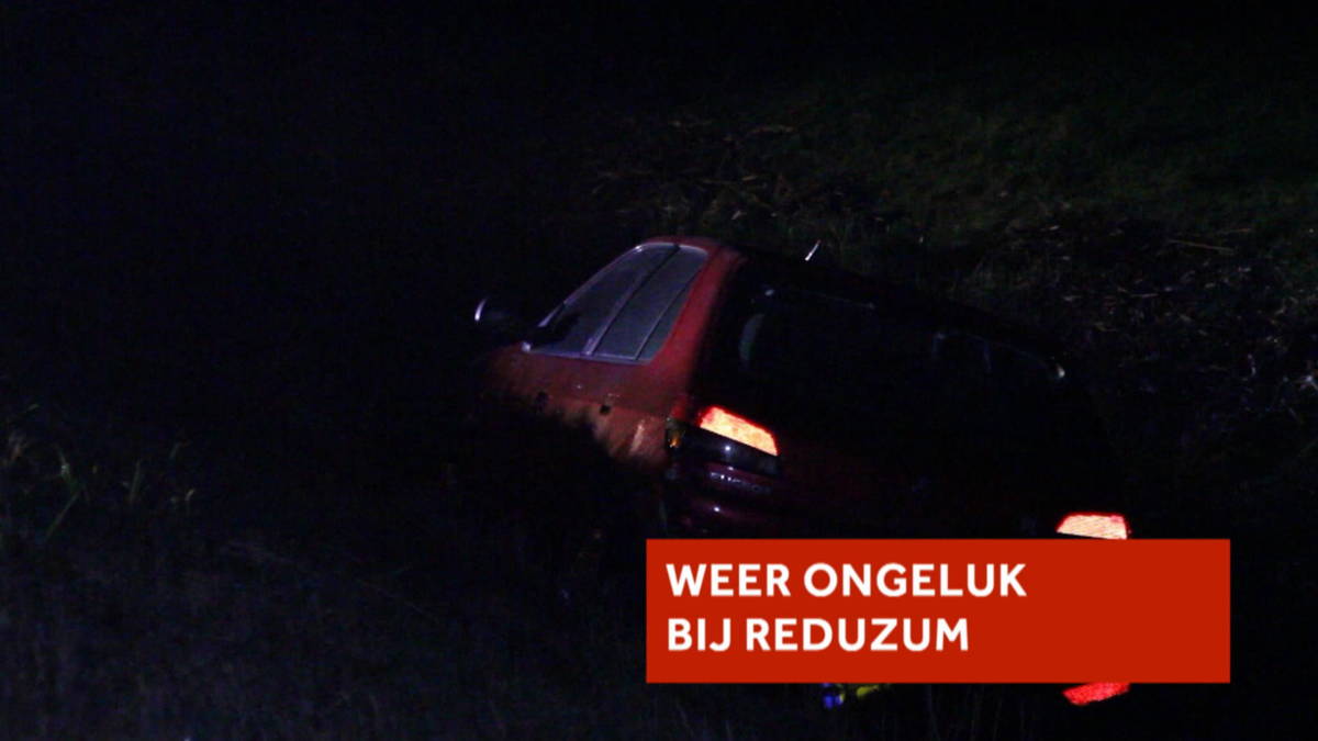 Weer ongeluk op N354 bij Reduzum