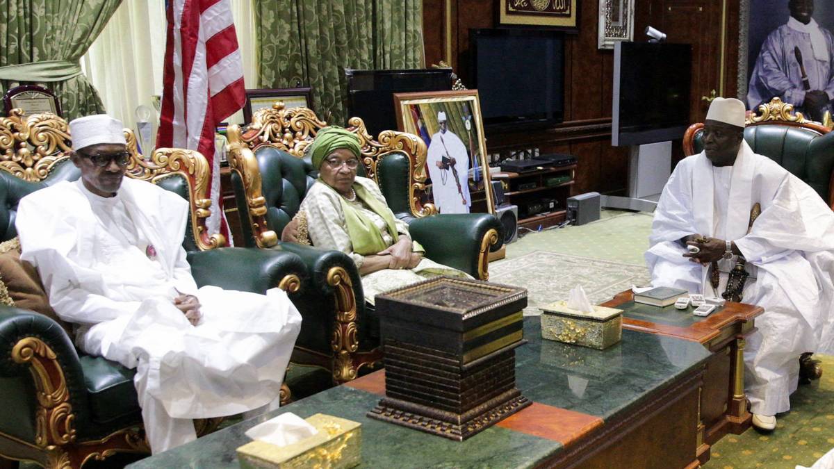 Nieuwe president Gambia vandaag beëdigd