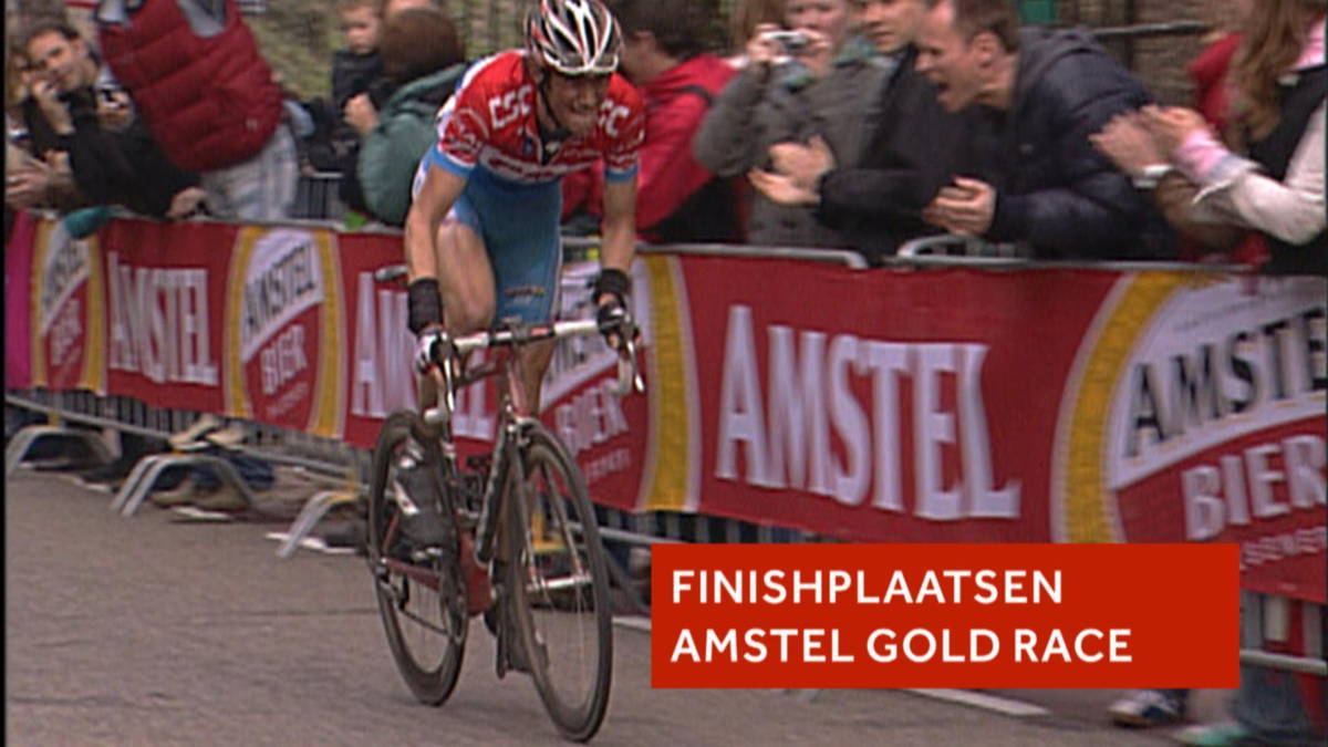 Finales van de Amstel Gold Race door de jaren heen