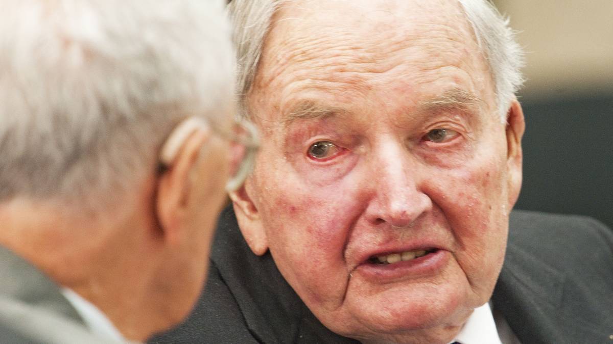Oudste miljardair ter wereld Rockefeller overleden
