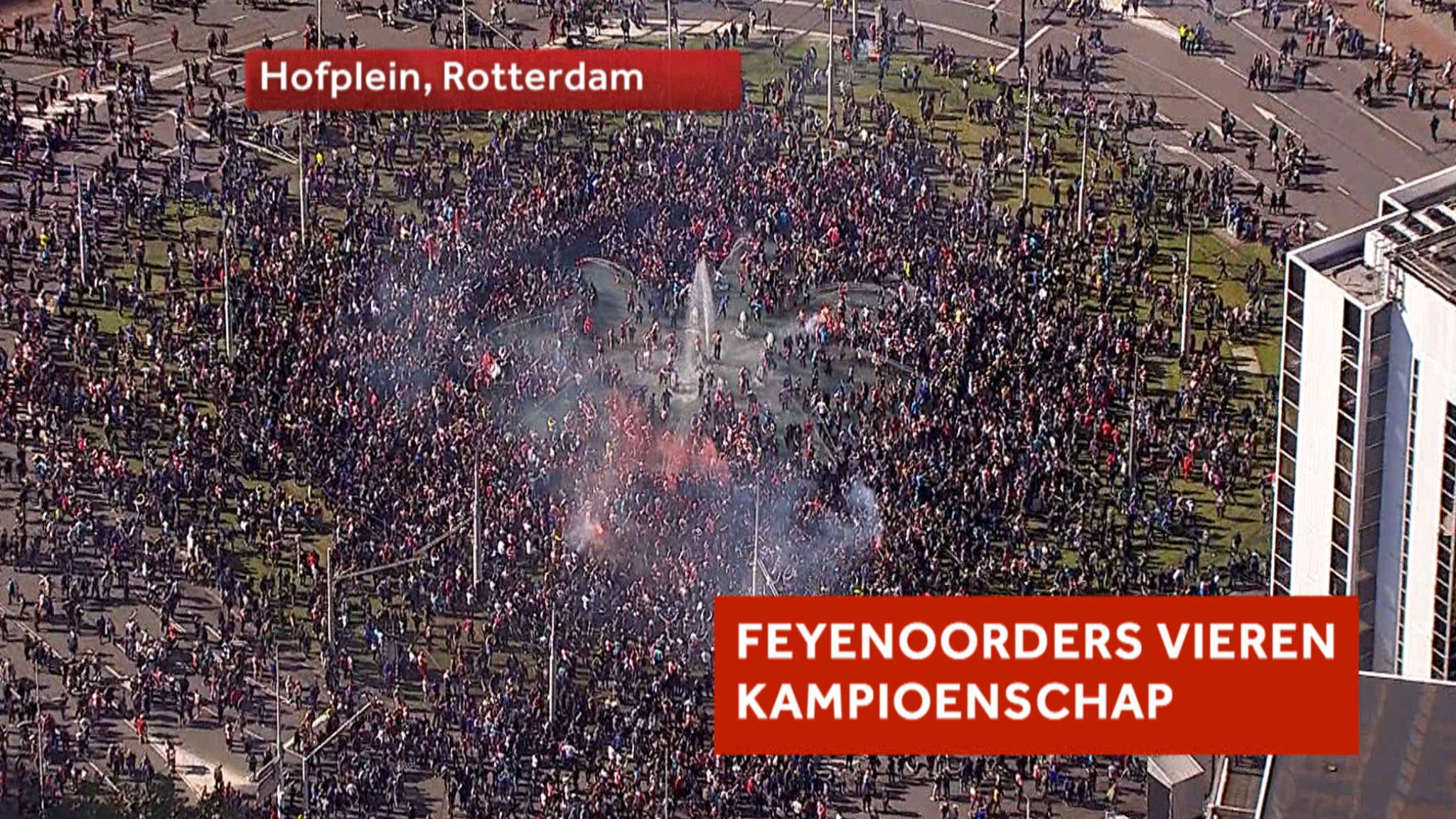 Ontlading in Rotterdam Feyenoord is kampioen NOS