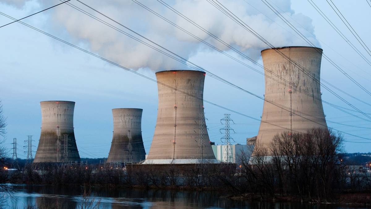 Kerncentrale Three Mile Island bij Harrisburg sluit in 2019