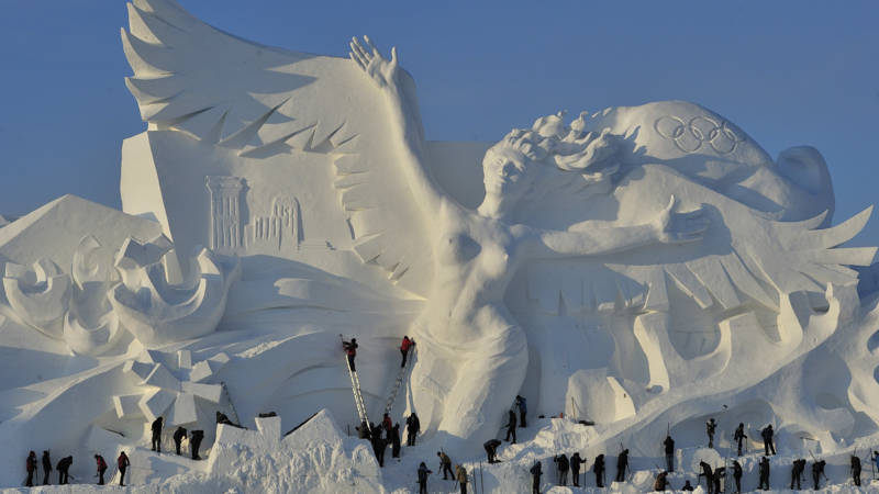 Wow! Dit kun je ook doen met sneeuw