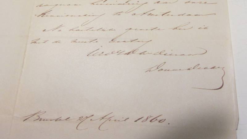 Onbekende brieven van Multatuli ontdekt NOS Onbekende brieven van Multatuli ontdekt NOS