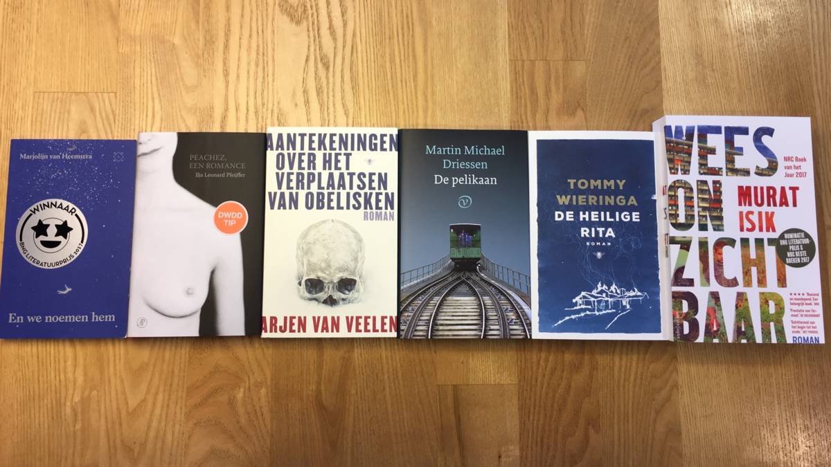 Dit zijn de genomineerden voor de Libris Literatuur Prijs