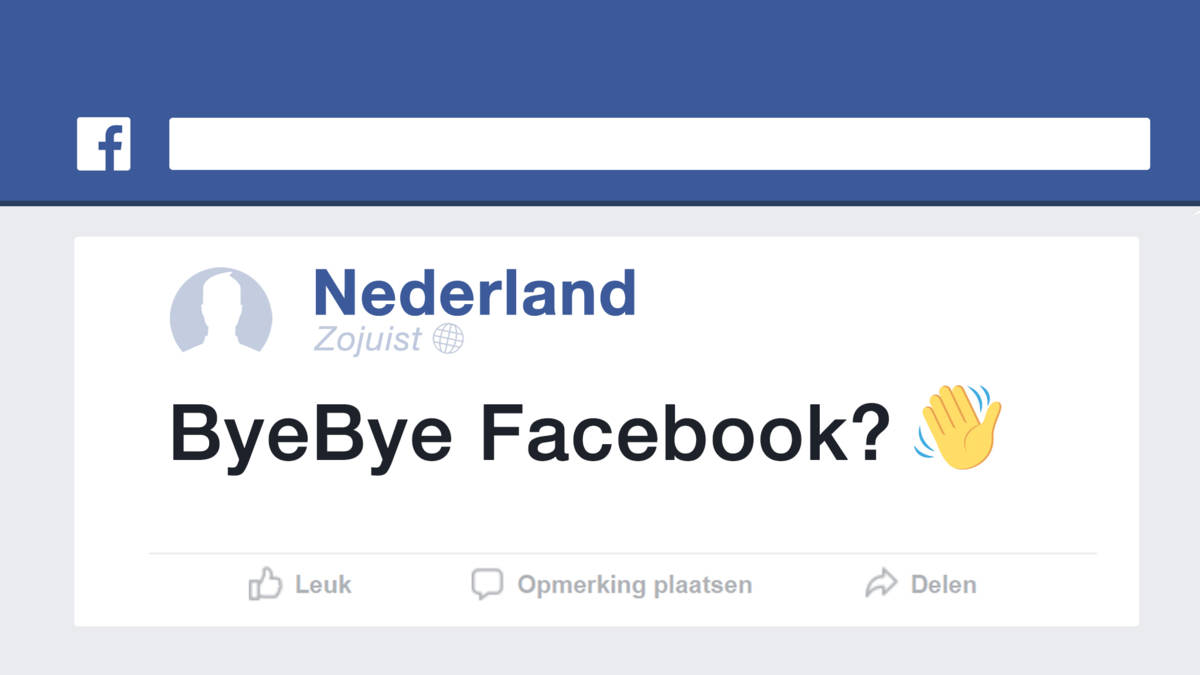 Waarom bijna iedereen juist niet van Facebook af gaat