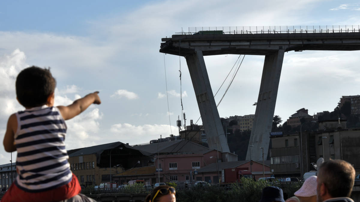 Opnieuw Italiaanse brug ingestort, ditmaal op grens van Ligurië en Toscane NOS