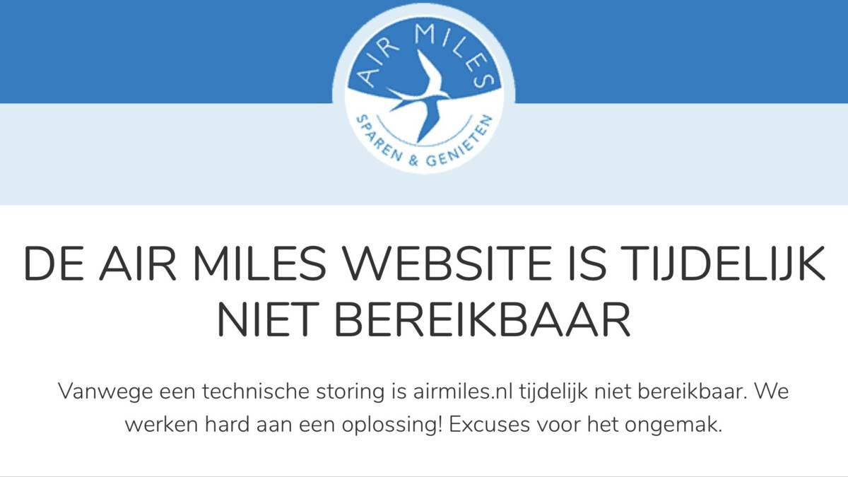 Airmiles-bezitters moeten deel van miles snel opmaken