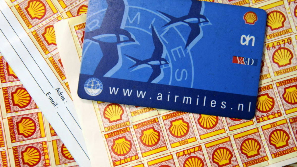 'Je moet Airmiles sparen én ervan genieten, anders heeft het geen zin'