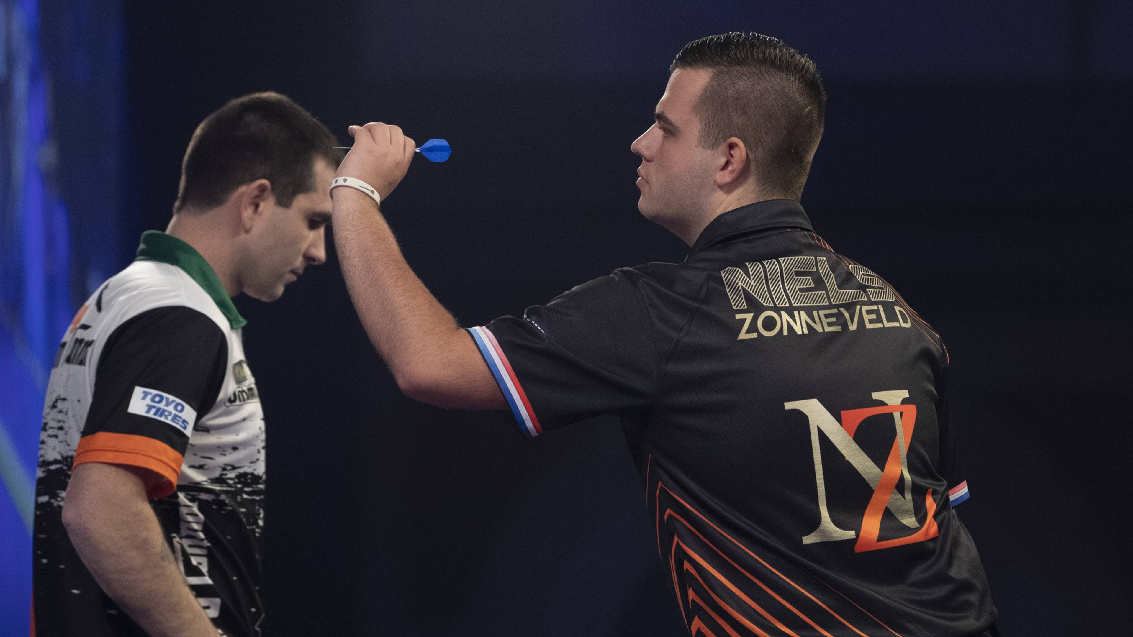 Voor debutant Zonneveld is WK darts na eerste ronde al voorbij NOS Voor debutant Zonneveld is WK darts na eerste ronde al voorbij NOS