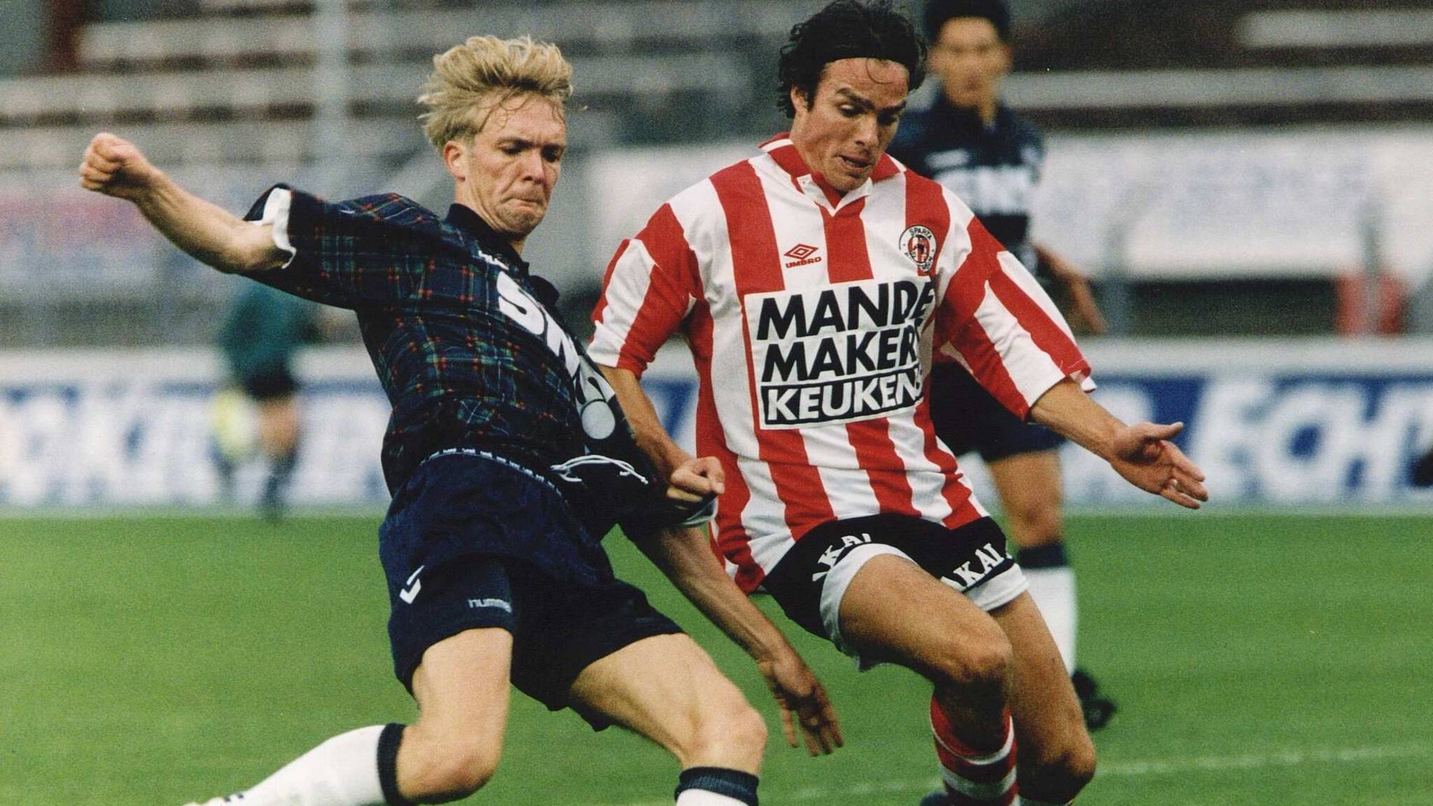 Gérard de Nooijer tien jaar lang als speler bij Sparta NOS