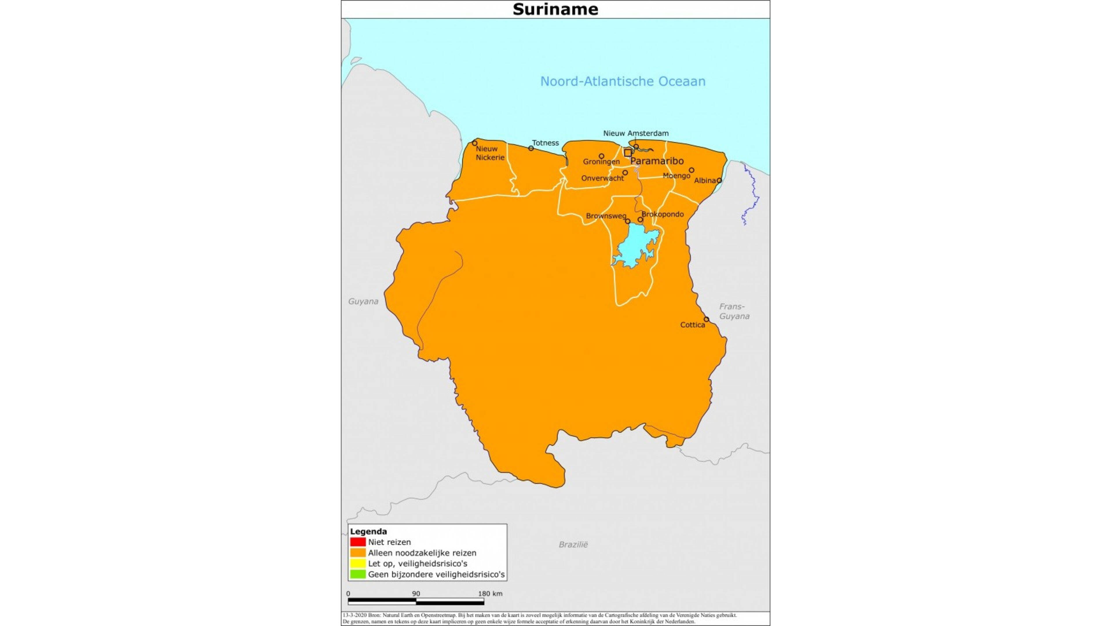 Suriname ontbiedt Nederlandse ambassadeur vanwege landkaart | NOS