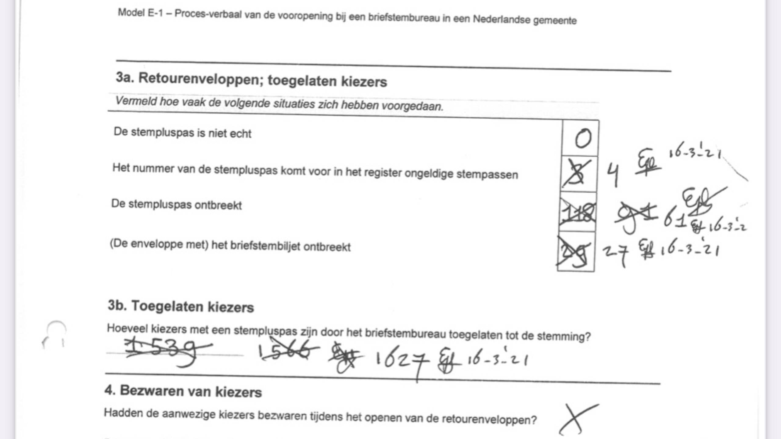 65.000 stemmen 70+'ers niet meegeteld door fouten bij briefstemmen | NOS