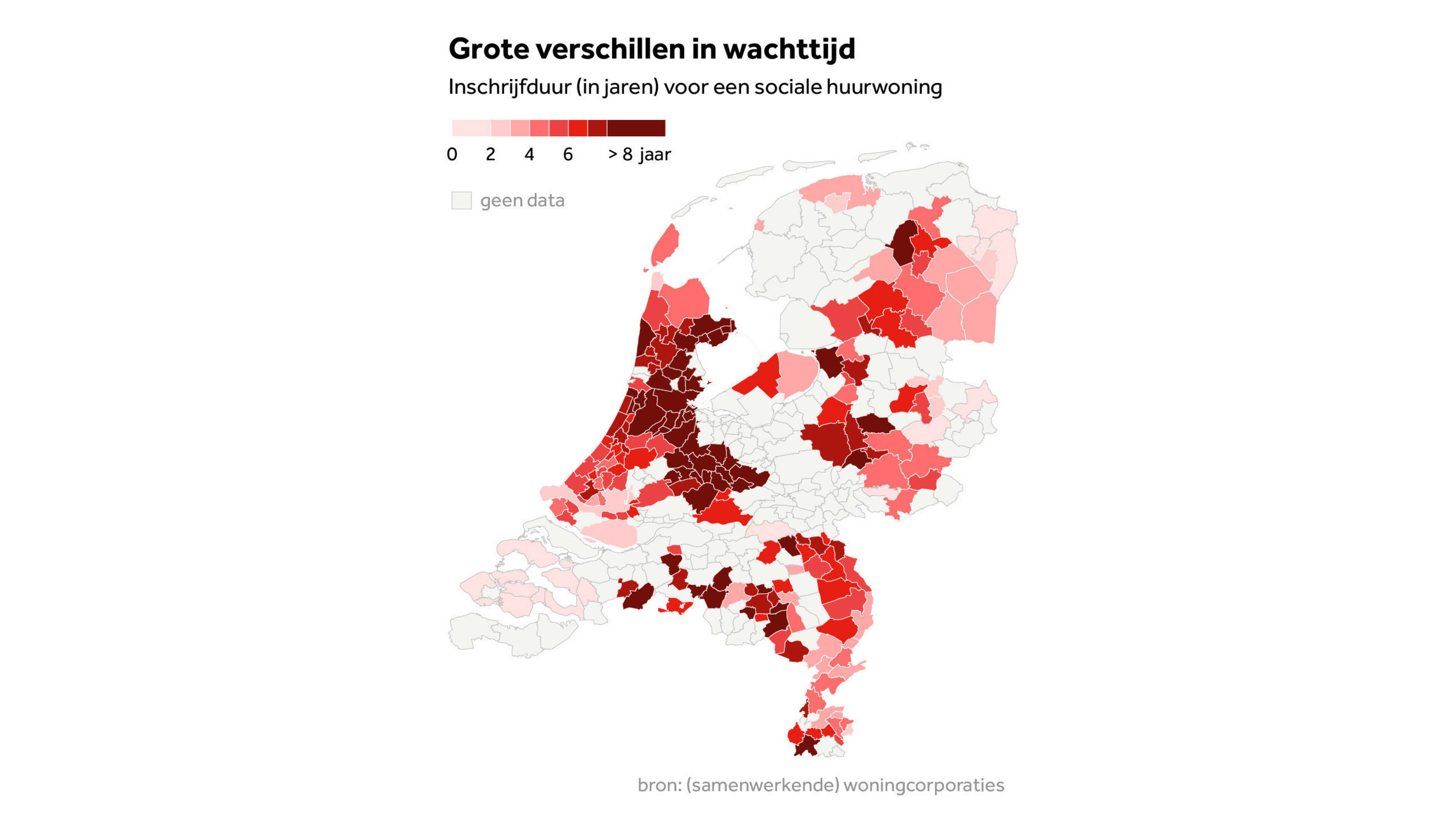 Sociale huurwoning? In zeker een kwart van de gemeenten wacht je meer dan 7 jaar NOS