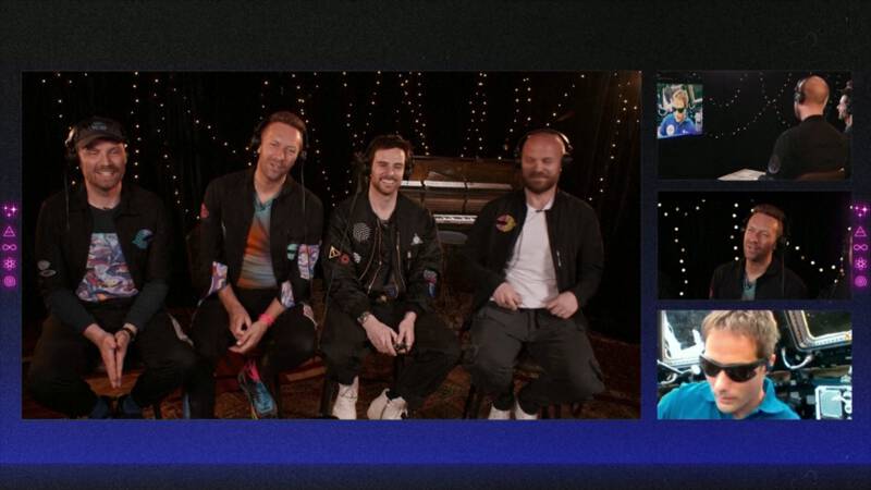 Coldplay presenteert nieuwe single in de ruimte