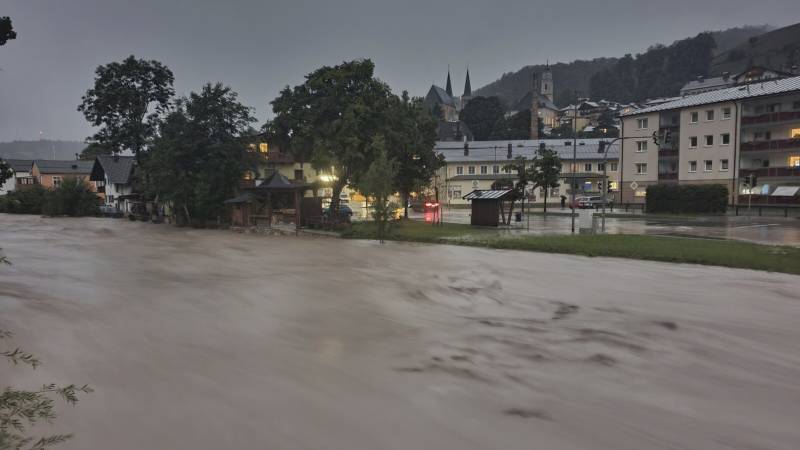 Nu ook in Oostenrijk overstromingen