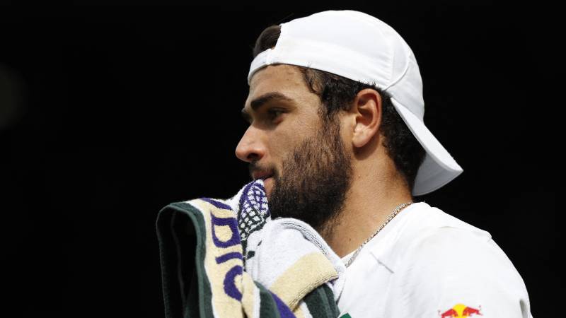 Wimbledon-finalist Berrettini mist Spelen in Tokio door blessure