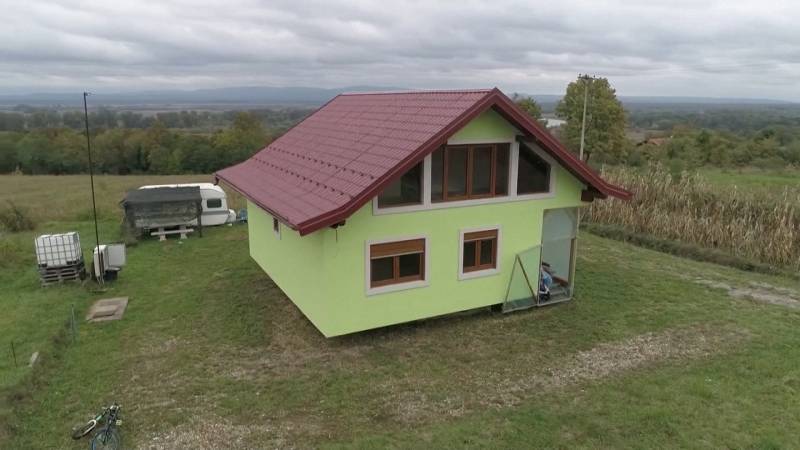 Man bouwt huis dat rondjes kan draaien