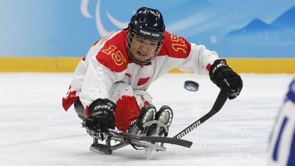 Paralympische Spelen met halve finale ijshockey: Verenigde Staten - China
