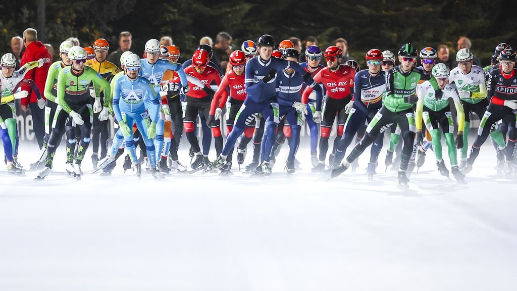 Schaatsen: Marathon Cup Alkmaar (mannen)