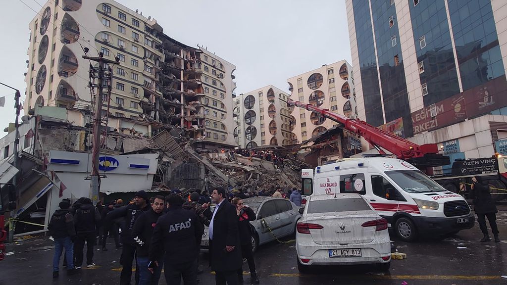 Zware aardbeving in Turkije en Syrië