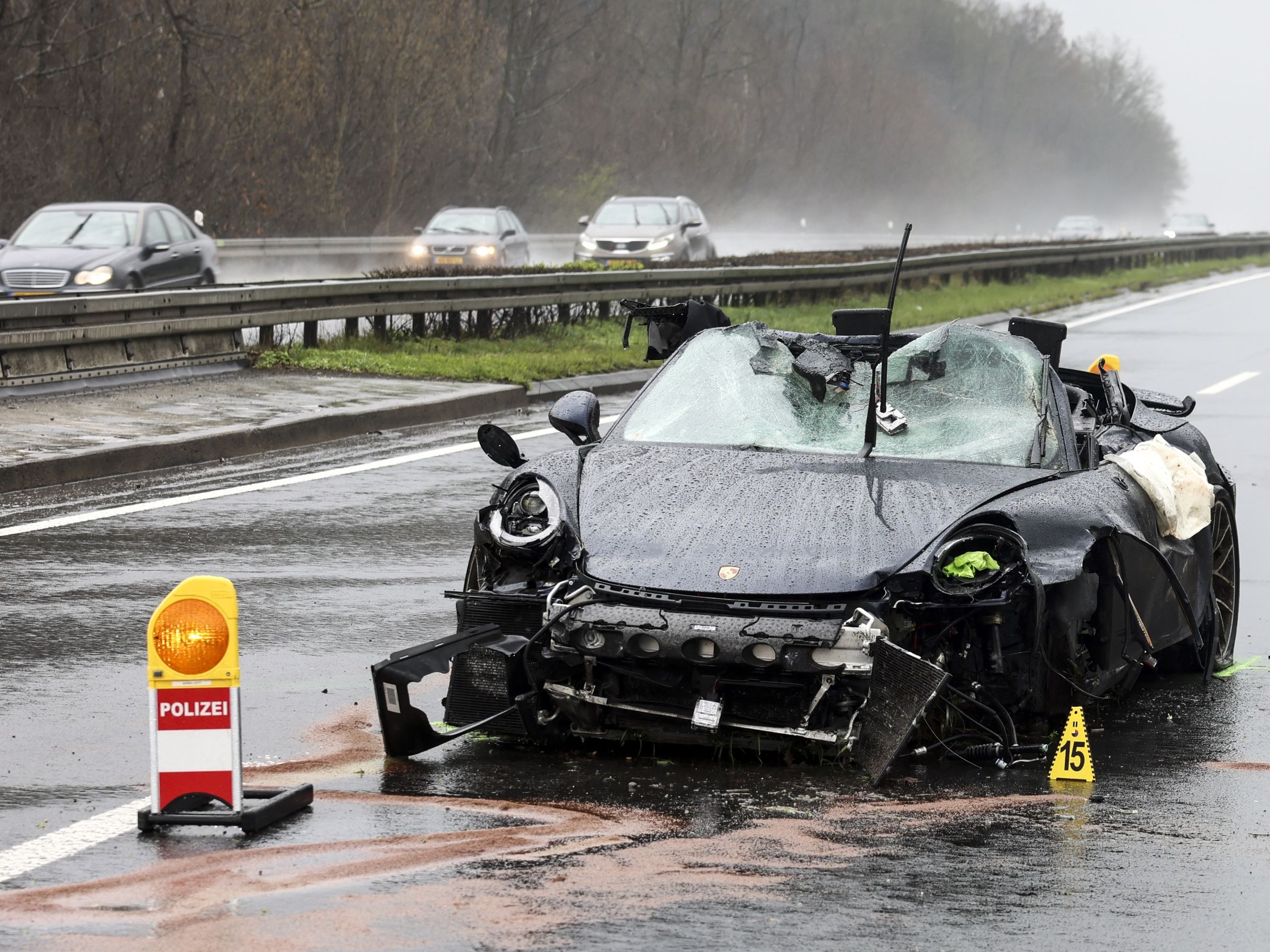 auto ongeluk snelweg