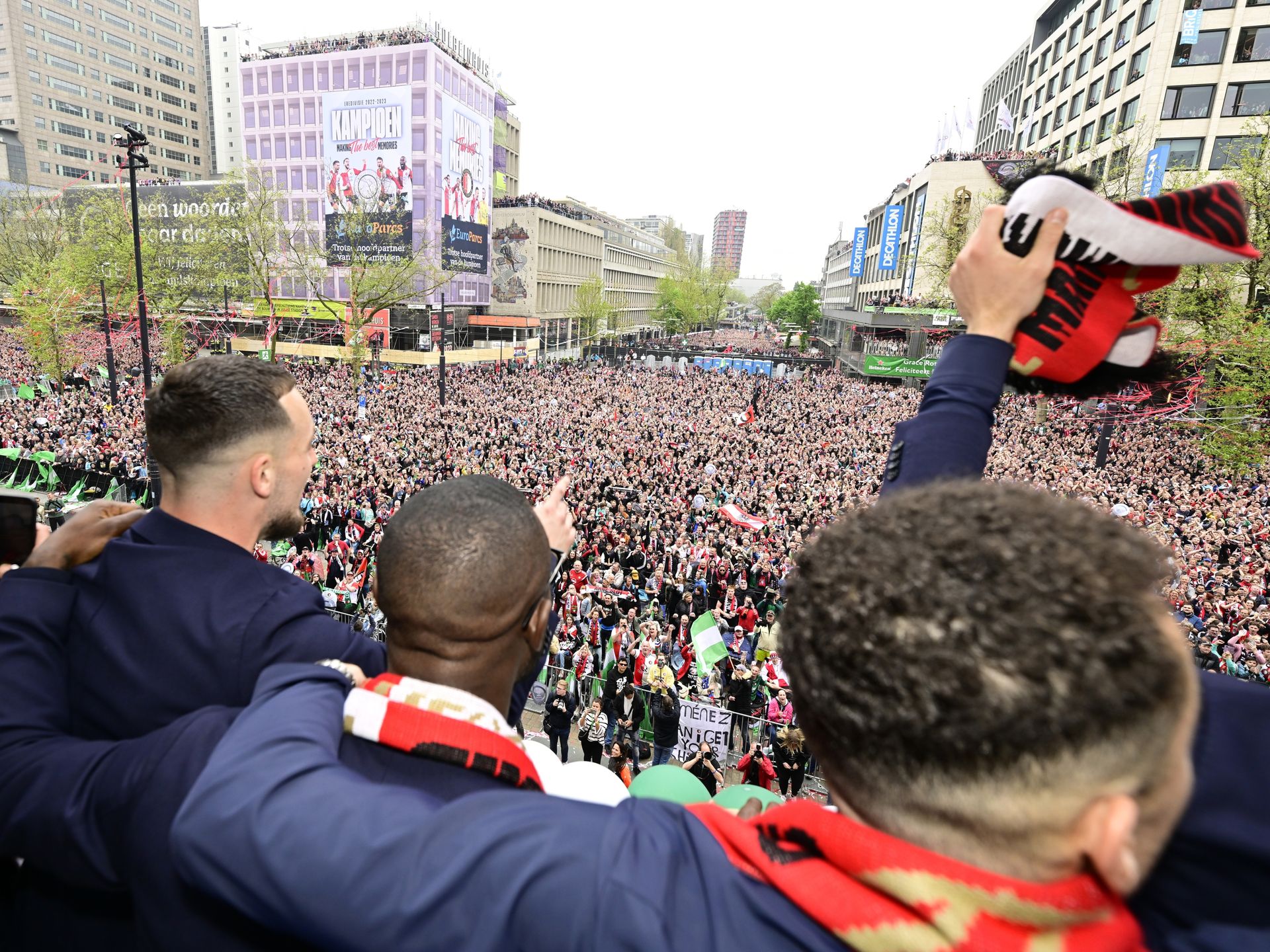 huldiging feyenoord 2023 hoe laat