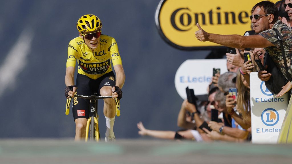 Vingegaard geeft Pogacar genadeklap, Gall wint koninginnenrit Tour de France Vingegaard geeft Pogacar genadeklap, Gall wint koninginnenrit Tour de France