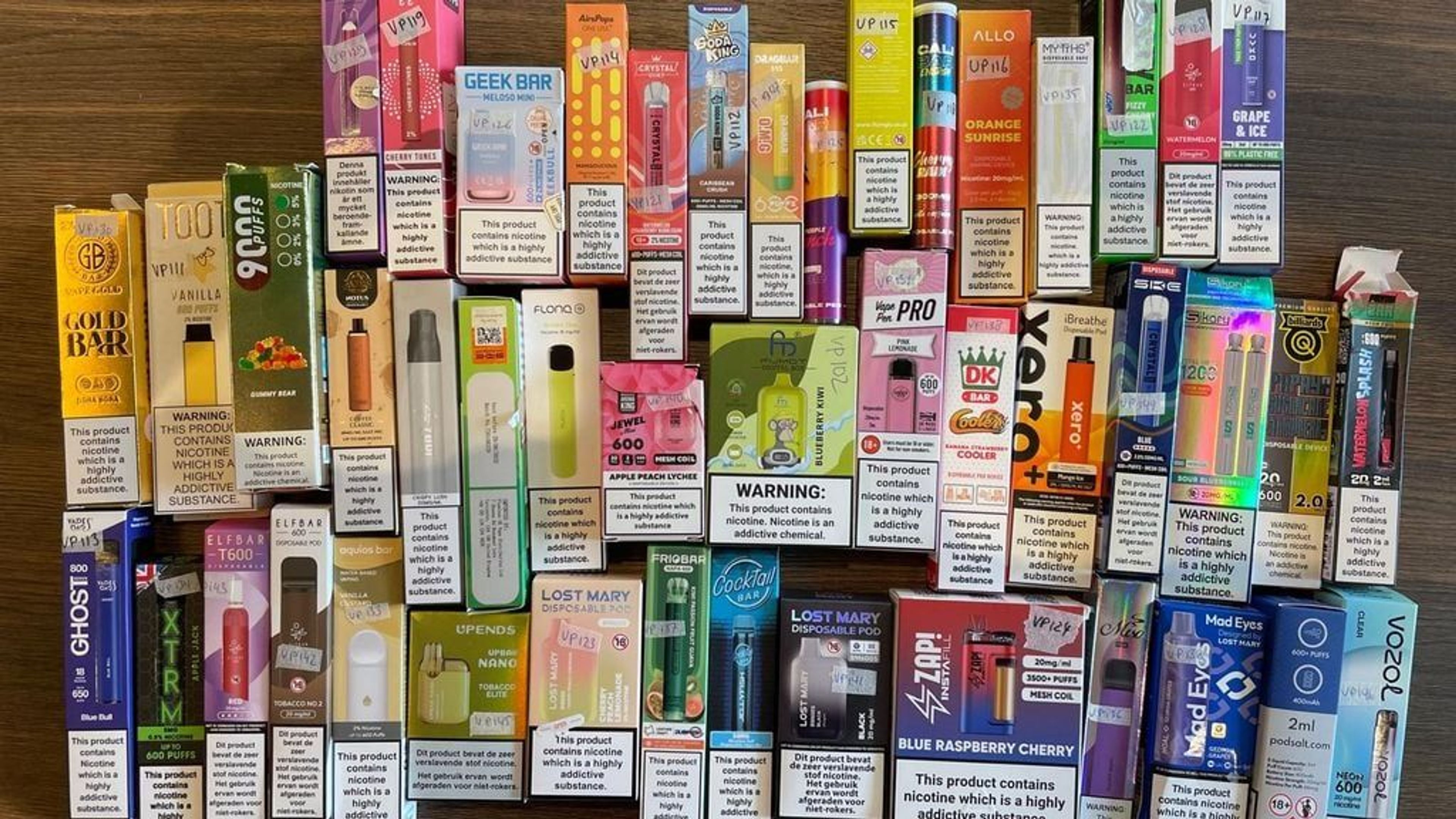 telegram vapes Via Telegram gekochte vapes bevatten stoffen die niet op verpakking staan
