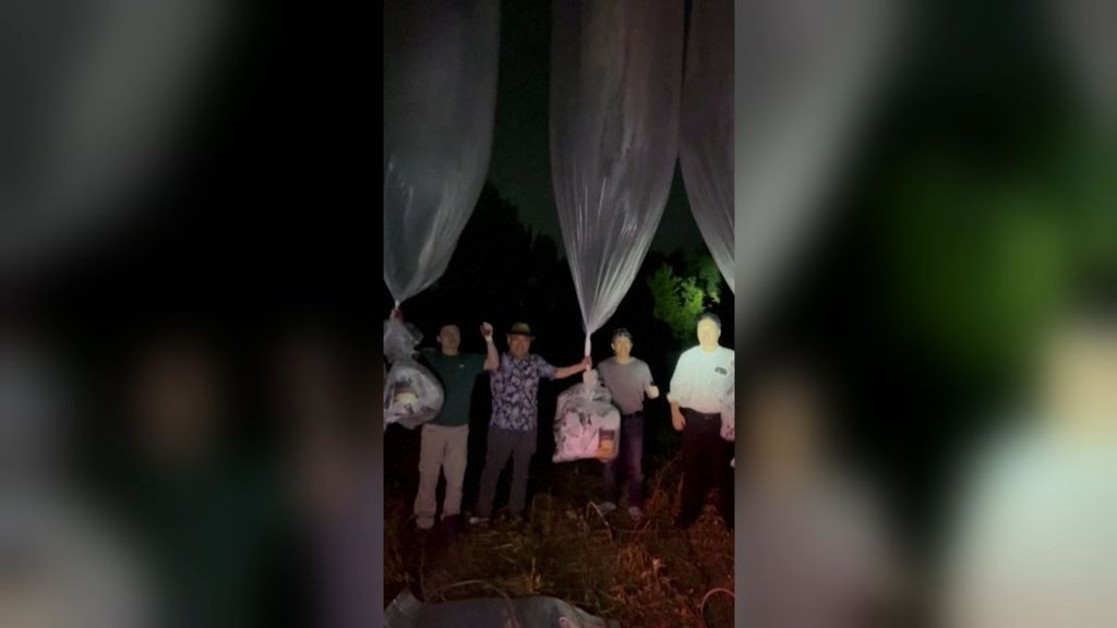 I sudcoreani inviano ancora una volta palloncini con volantini di propaganda alla Corea del Nord